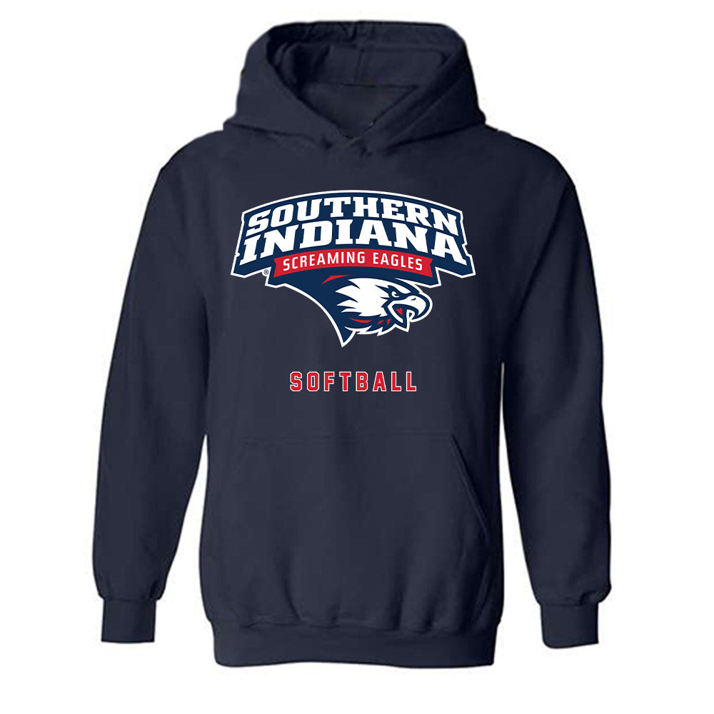 USI - NCAA Softball : Caroline Stapleton - Classic Shersey Hooded Sweatshirt-0