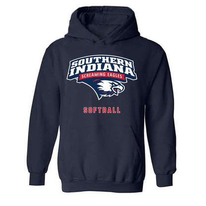 USI - NCAA Softball : Caroline Stapleton - Classic Shersey Hooded Sweatshirt-0