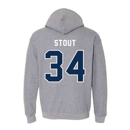 USI - NCAA Baseball : Sage Stout - Classic Shersey Hooded Sweatshirt-1