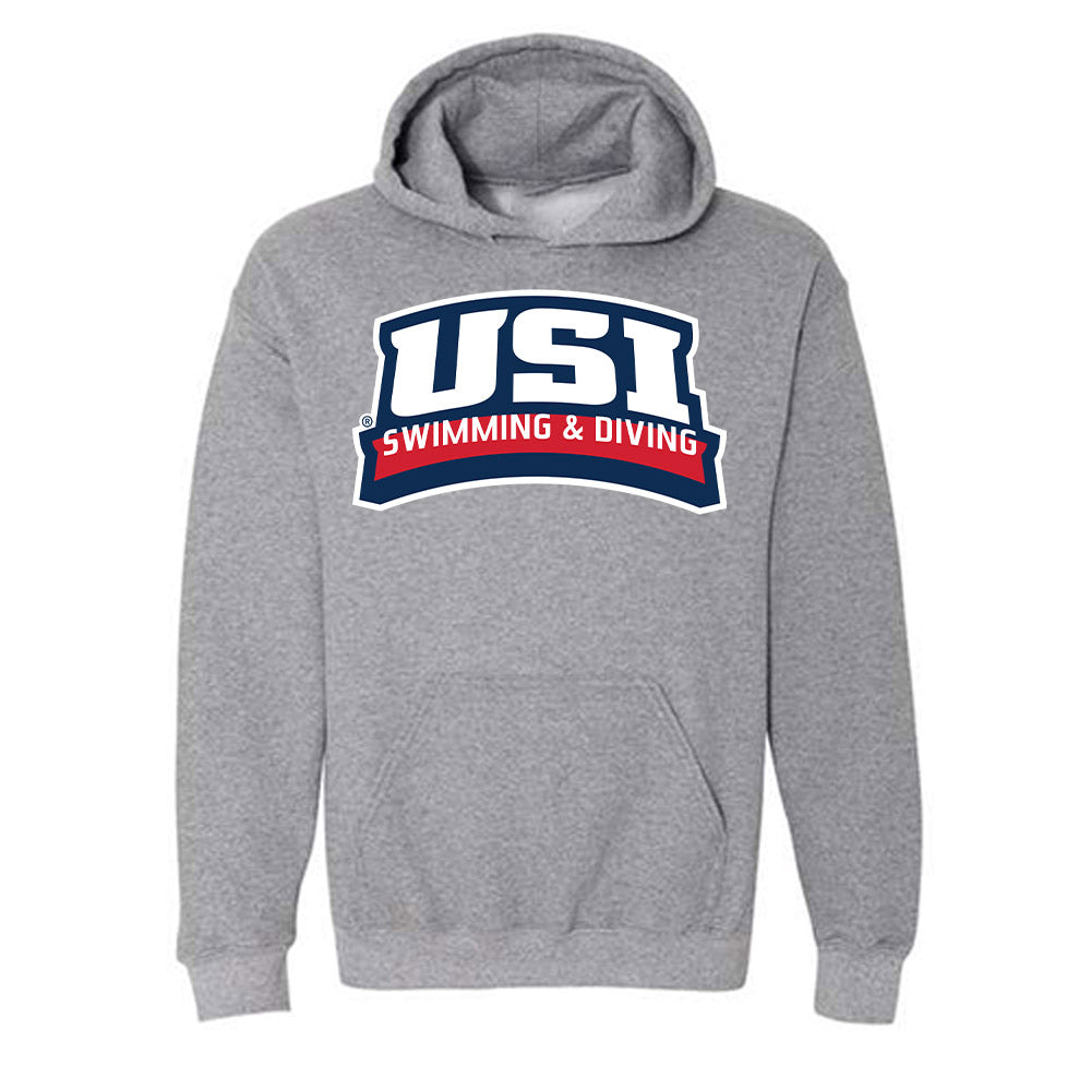 USI - NCAA Men's Swimming & Diving : Jarrett Watkins - Classic Shersey Hooded Sweatshirt-0