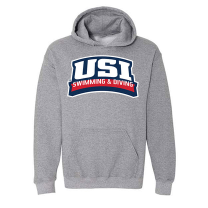 USI - NCAA Men's Swimming & Diving : Jarrett Watkins - Classic Shersey Hooded Sweatshirt-0