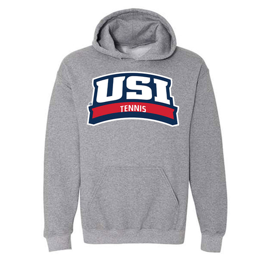 USI - NCAA Men's Tennis : Quinten Gillespie - Classic Shersey Hooded Sweatshirt-0
