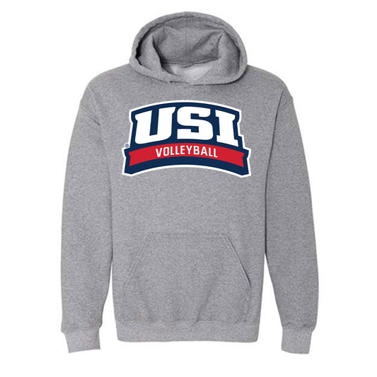 USI - NCAA Women's Volleyball : Carley Wright - Classic Shersey Hooded Sweatshirt-0