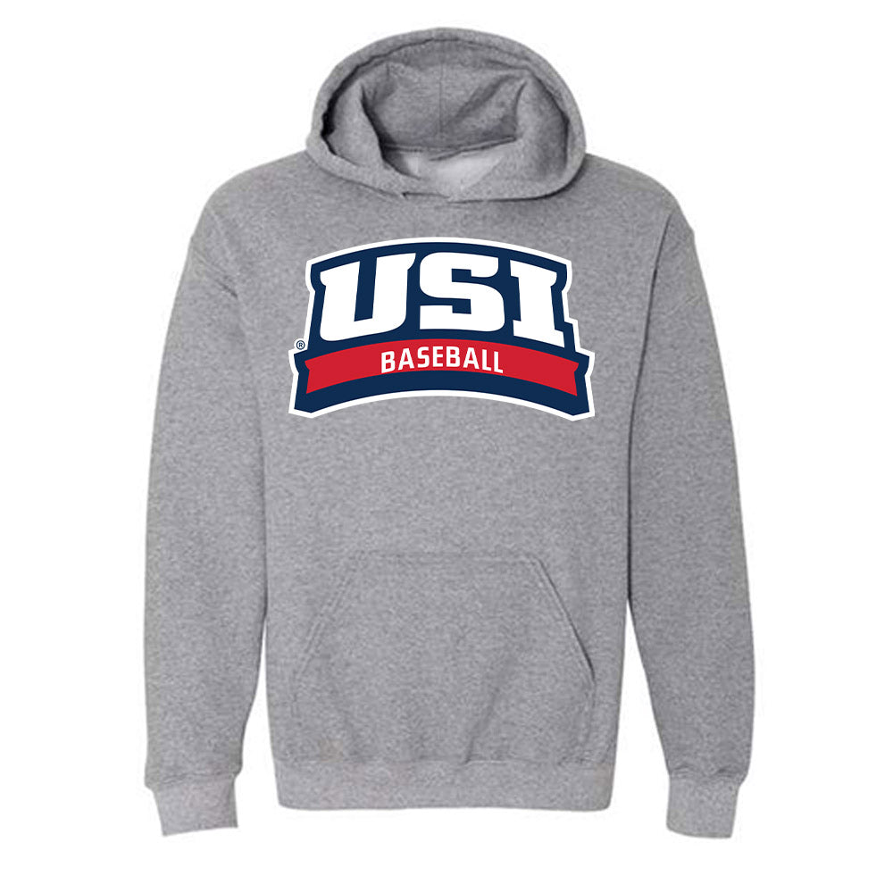 USI - NCAA Baseball : Anthony Umbach - Classic Shersey Hooded Sweatshirt-0