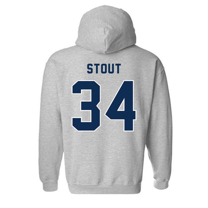 USI - NCAA Baseball : Sage Stout - Classic Shersey Hooded Sweatshirt-1