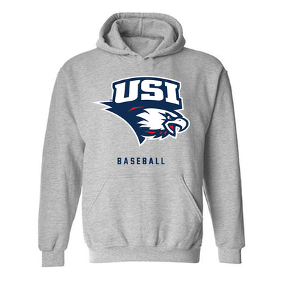 USI - NCAA Baseball : Anthony Umbach - Classic Shersey Hooded Sweatshirt-0