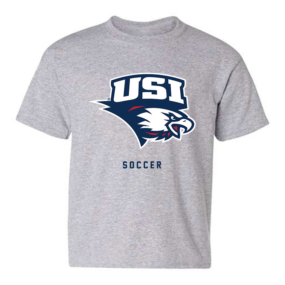USI - NCAA Men's Soccer : Zach Naessens - Classic Shersey Youth T-Shirt-0