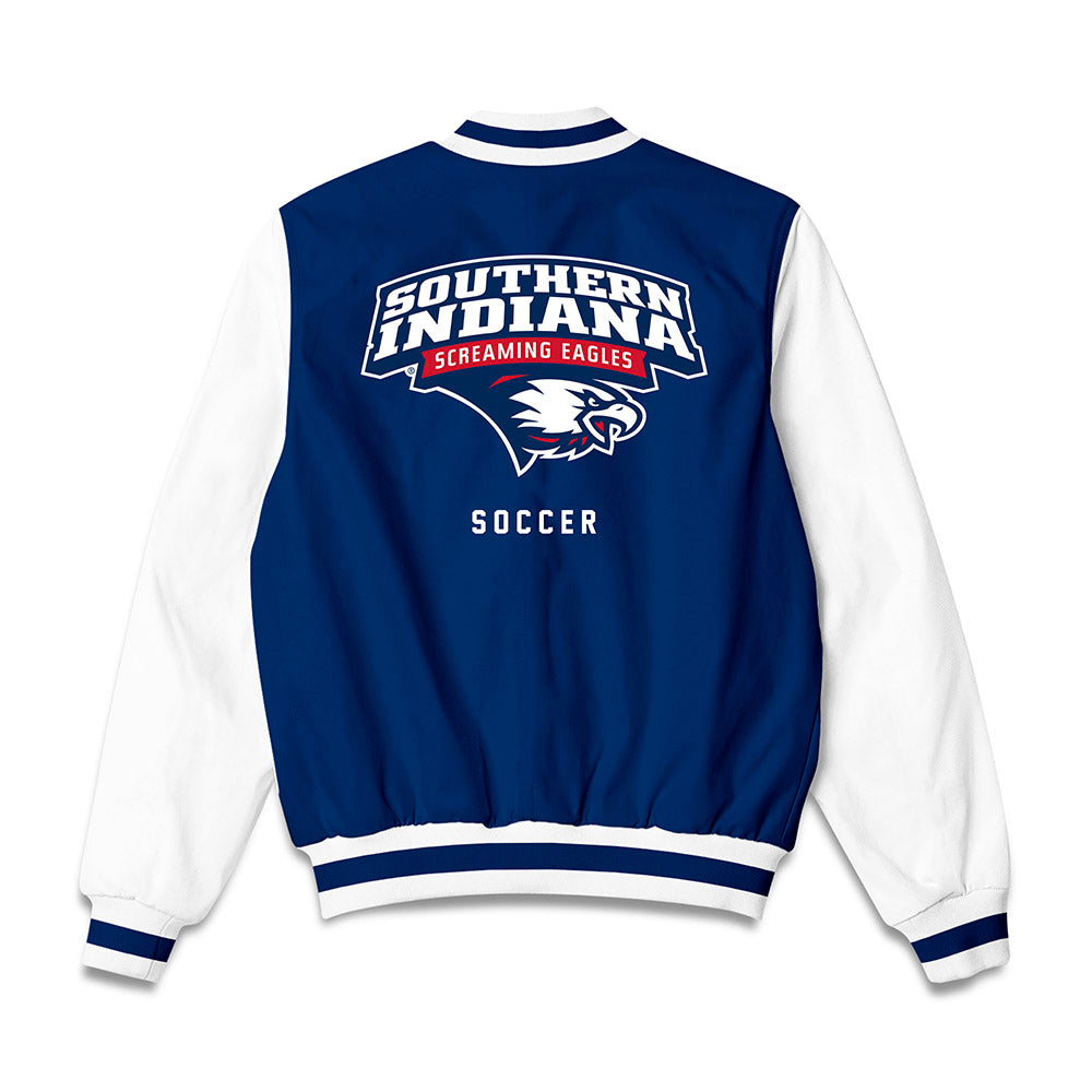 USI - NCAA Men's Soccer : Nolan Stevens - Bomber Jacket-1