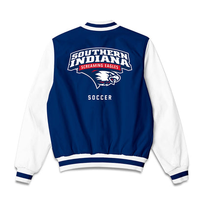 USI - NCAA Men's Soccer : Nolan Stevens - Bomber Jacket-1