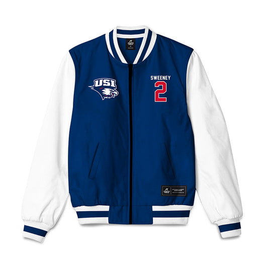 USI - NCAA Baseball : Mason Sweeney - Bomber Jacket-0