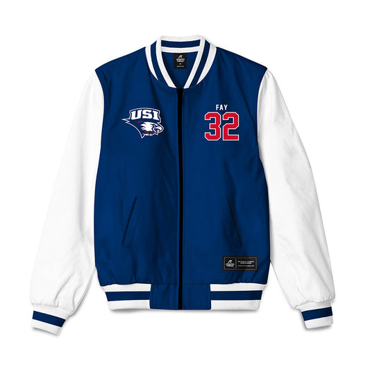 USI - NCAA Women's Basketball : Maddy Fay - Bomber Jacket-0