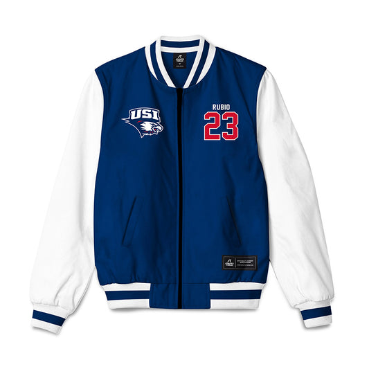 USI - NCAA Baseball : Aaron Rubio - Bomber Jacket-0