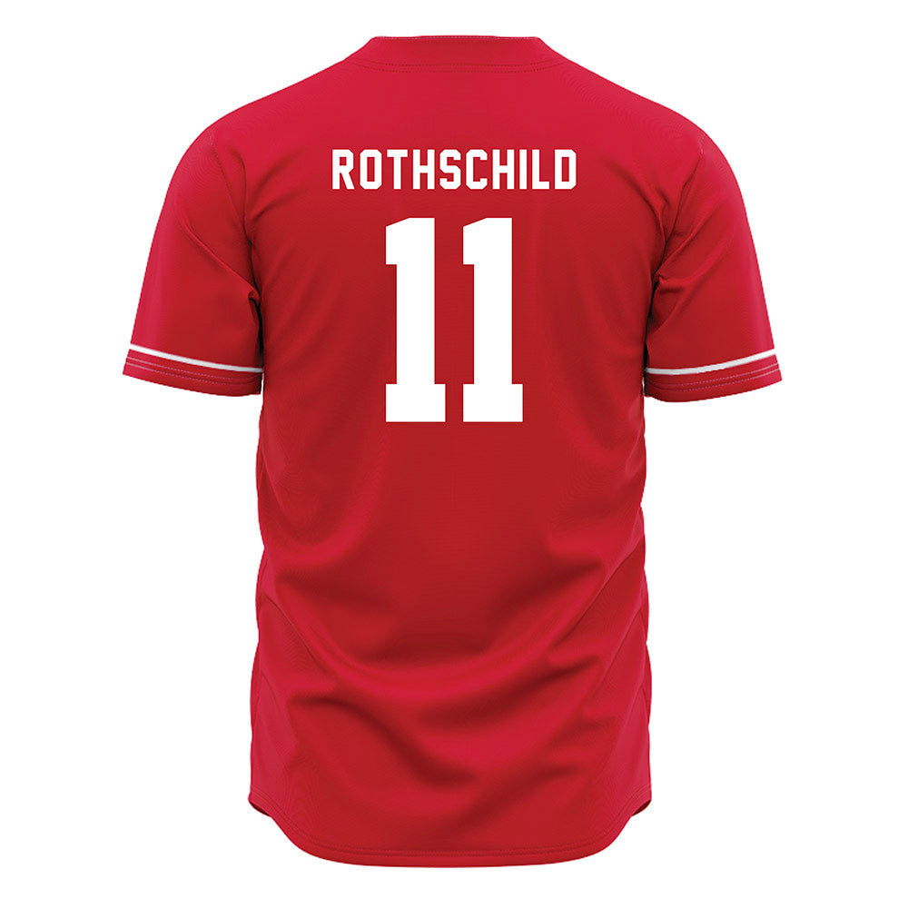 USI - NCAA Baseball : Ethan Rothschild - Orange Jersey-1
