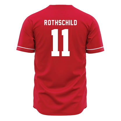 USI - NCAA Baseball : Ethan Rothschild - Orange Jersey-1