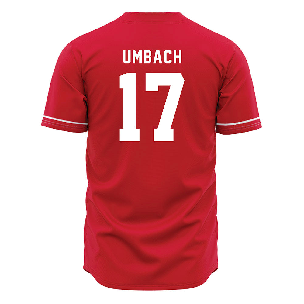 USI - NCAA Baseball : Anthony Umbach - Orange Jersey-1