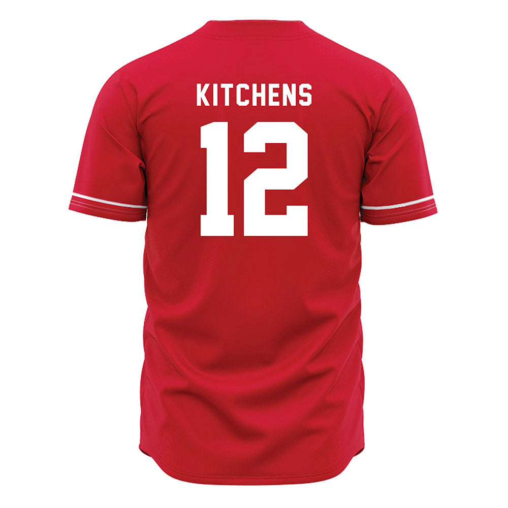 USI - NCAA Baseball : Cole Kitchens - Orange Jersey-1