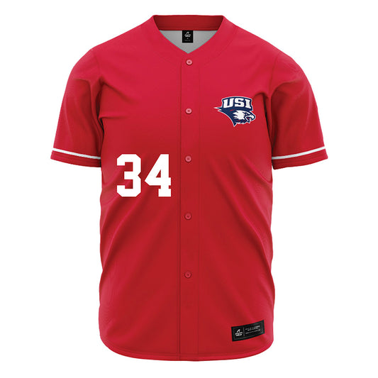 USI - NCAA Baseball : Sage Stout - Orange Jersey-0