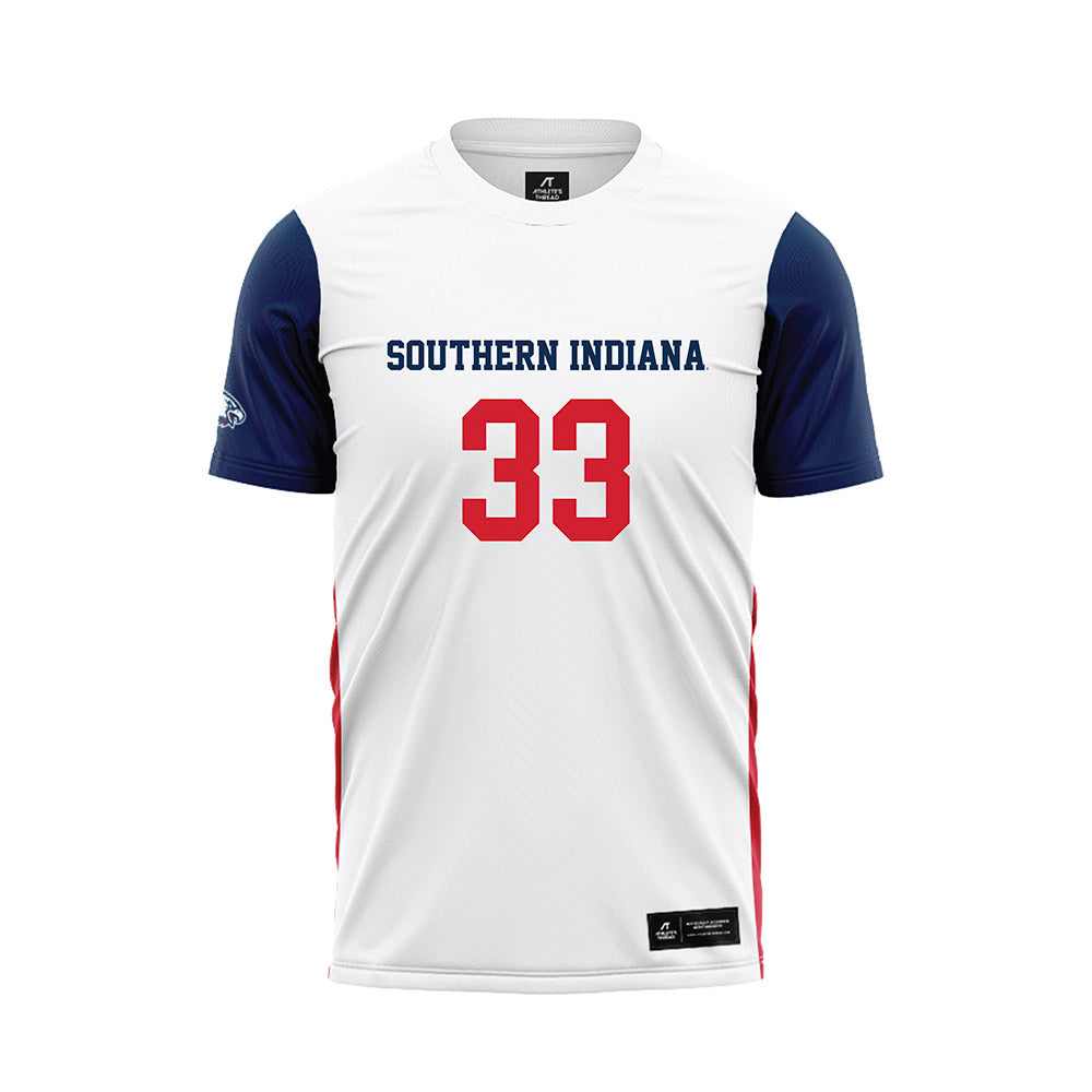 USI - NCAA Men's Soccer : Sam McConnell - Replica Soccer Jersey-0