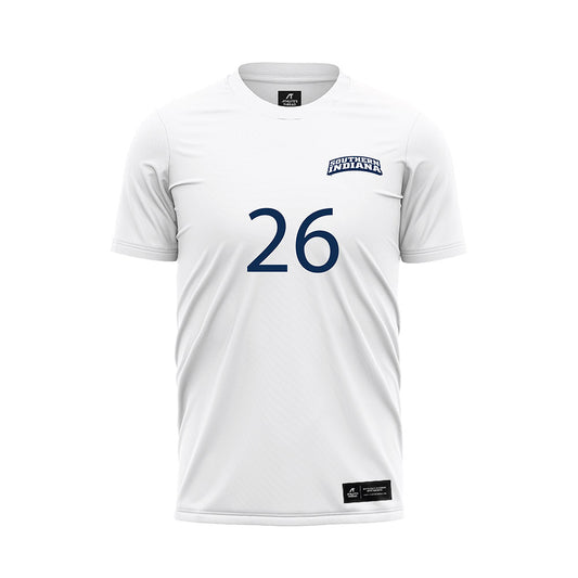 USI - NCAA Women's Soccer : Tierney Mullady - White Soccer Jersey-0