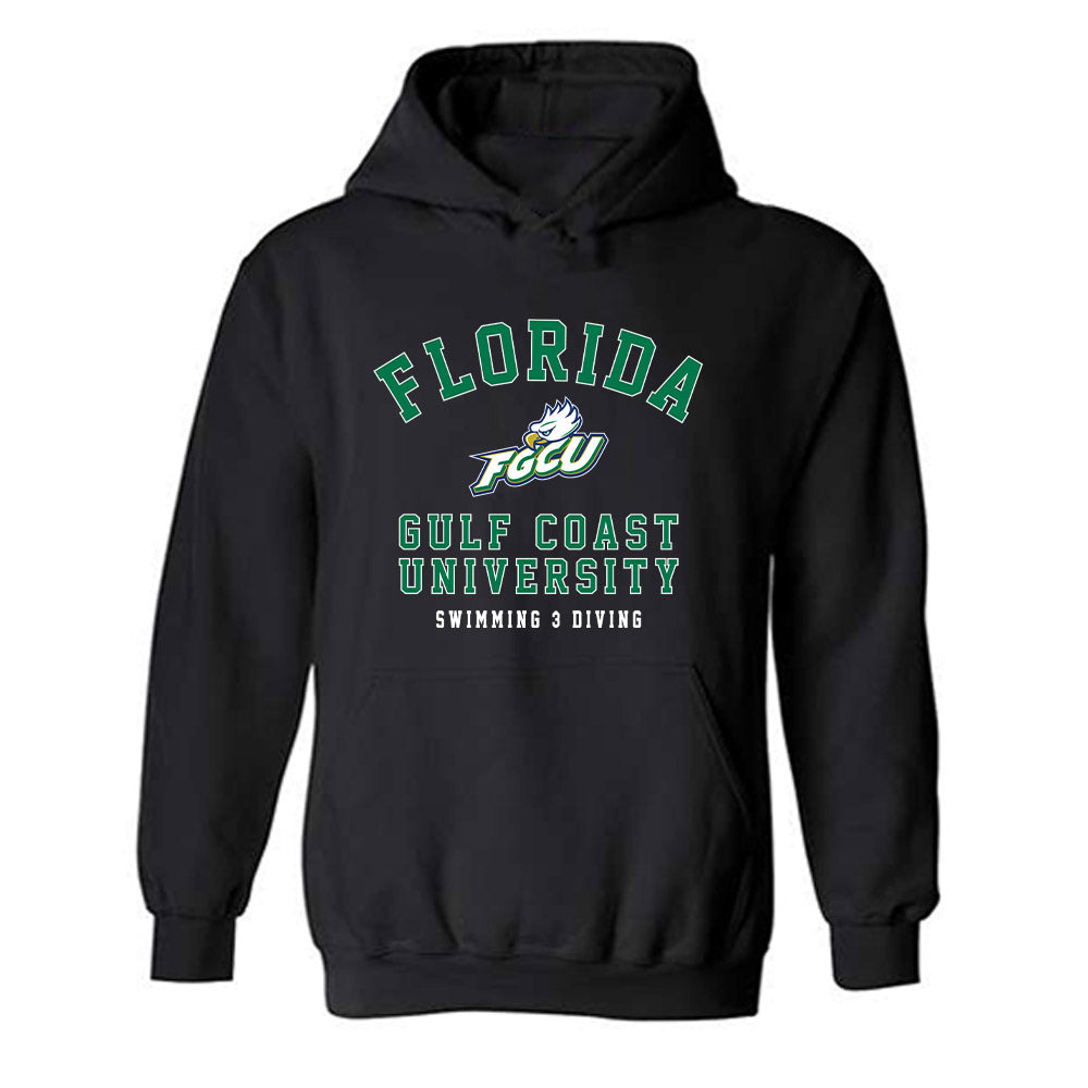 FGCU - NCAA Women's Swimming & Diving : Olivia Vecchio - Classic Shersey Hooded Sweatshirt-0