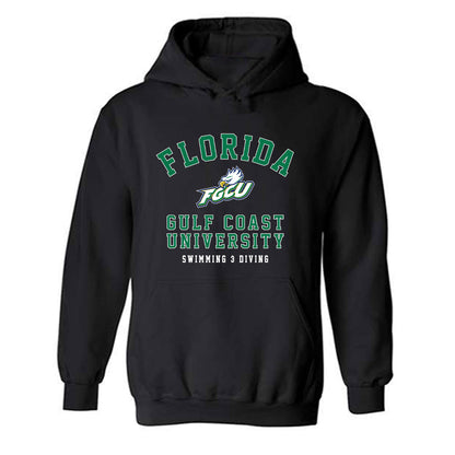 FGCU - NCAA Women's Swimming & Diving : Olivia Vecchio - Classic Shersey Hooded Sweatshirt-0