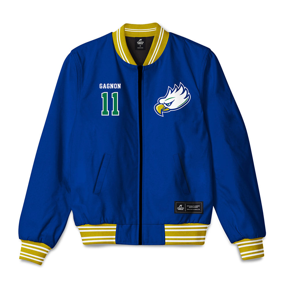 FGCU - NCAA Baseball : Nathan Gagnon - Bomber Jacket-0