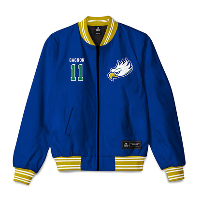 FGCU - NCAA Baseball : Nathan Gagnon - Bomber Jacket-0