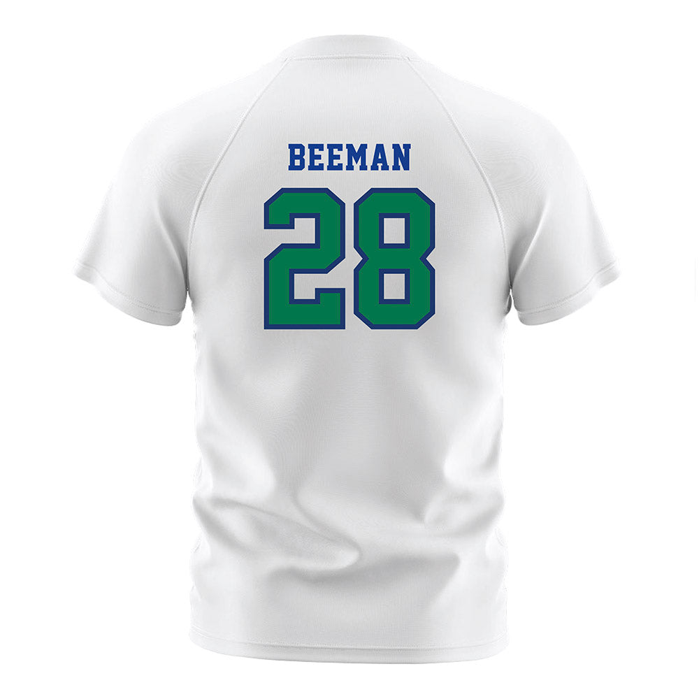 FGCU - NCAA Men's Soccer : Brooks Beeman - White Soccer Jersey-1