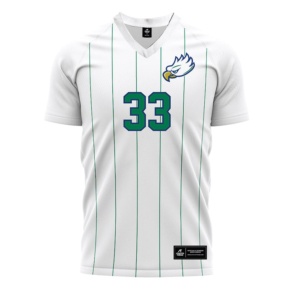 FGCU - NCAA Men's Soccer : Stanley Bazelais - White Soccer Jersey-0