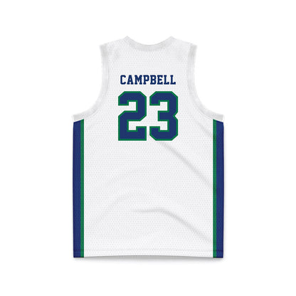 FGCU - NCAA Women's Basketball : Jordan Campbell - White Basketball Jersey-1