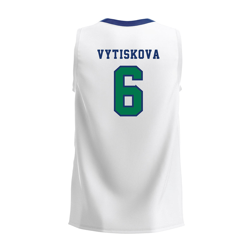 FGCU - NCAA Women's Volleyball : Eliska Vytiskova - White Volleyball Jersey-2