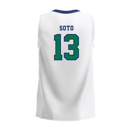 FGCU - NCAA Women's Volleyball : Camila Soto - White Volleyball Jersey-3
