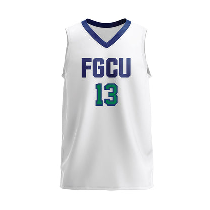 FGCU - NCAA Women's Volleyball : Camila Soto - White Volleyball Jersey-0