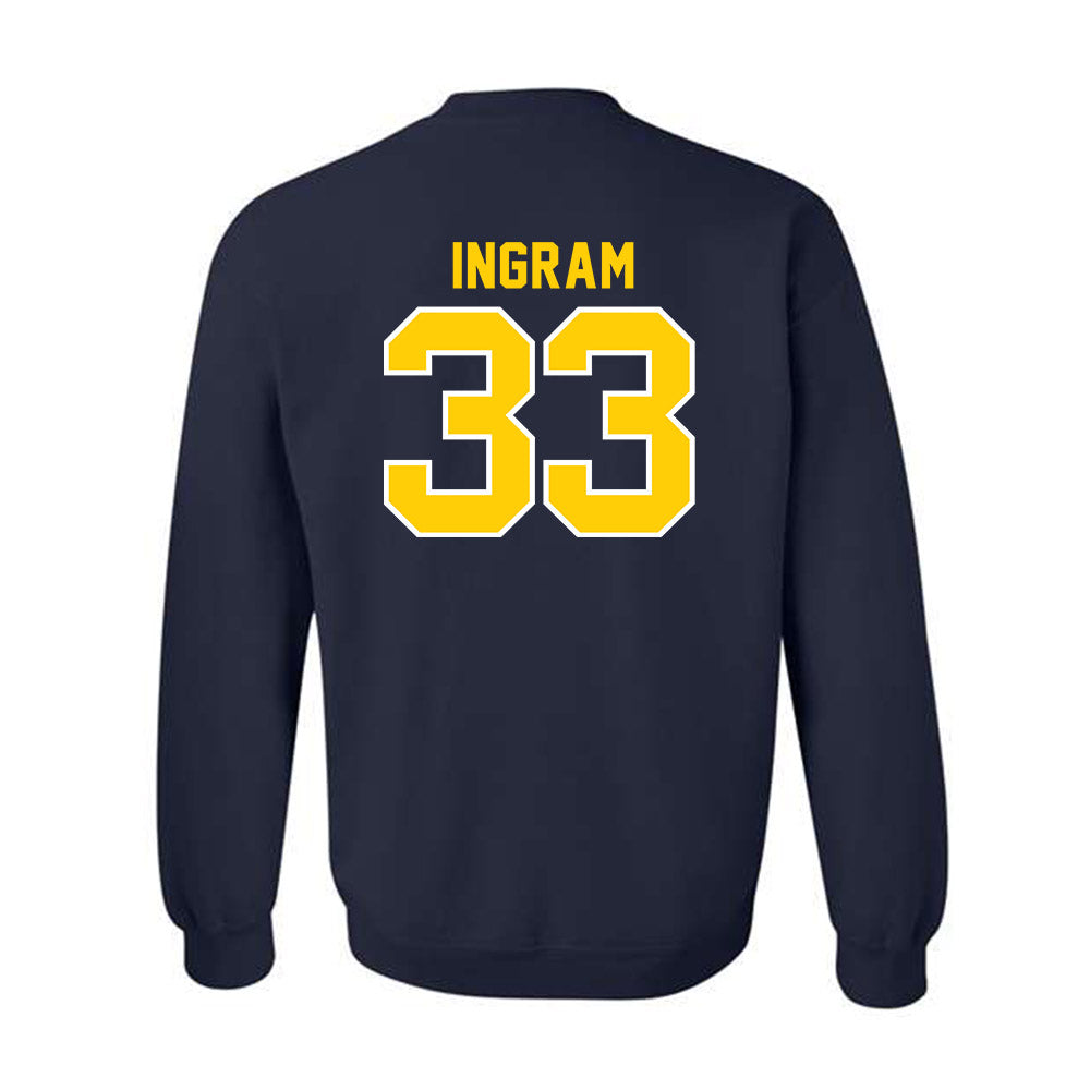 UCO - NCAA Men's Basketball : Jarreth Ingram - Classic Shersey Crewneck Sweatshirt-1