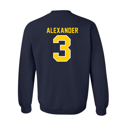 UCO - NCAA Baseball : Elijah Alexander - Classic Shersey Crewneck Sweatshirt-1