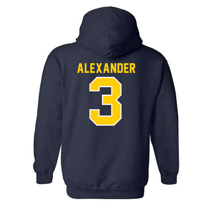 UCO - NCAA Baseball : Elijah Alexander - Classic Shersey Hooded Sweatshirt-1