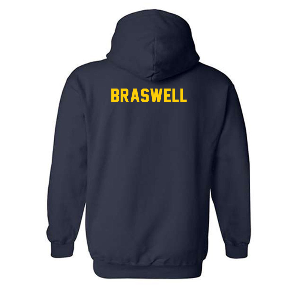 UCO - NCAA Wrestling : Cameron Braswell - Classic Shersey Hooded Sweatshirt-1