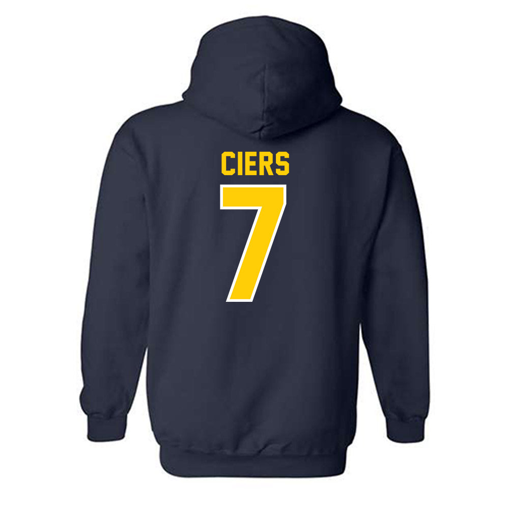UCO - NCAA Football : Matthew Ciers - Classic Shersey Hooded Sweatshirt-1