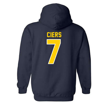 UCO - NCAA Football : Matthew Ciers - Classic Shersey Hooded Sweatshirt-1