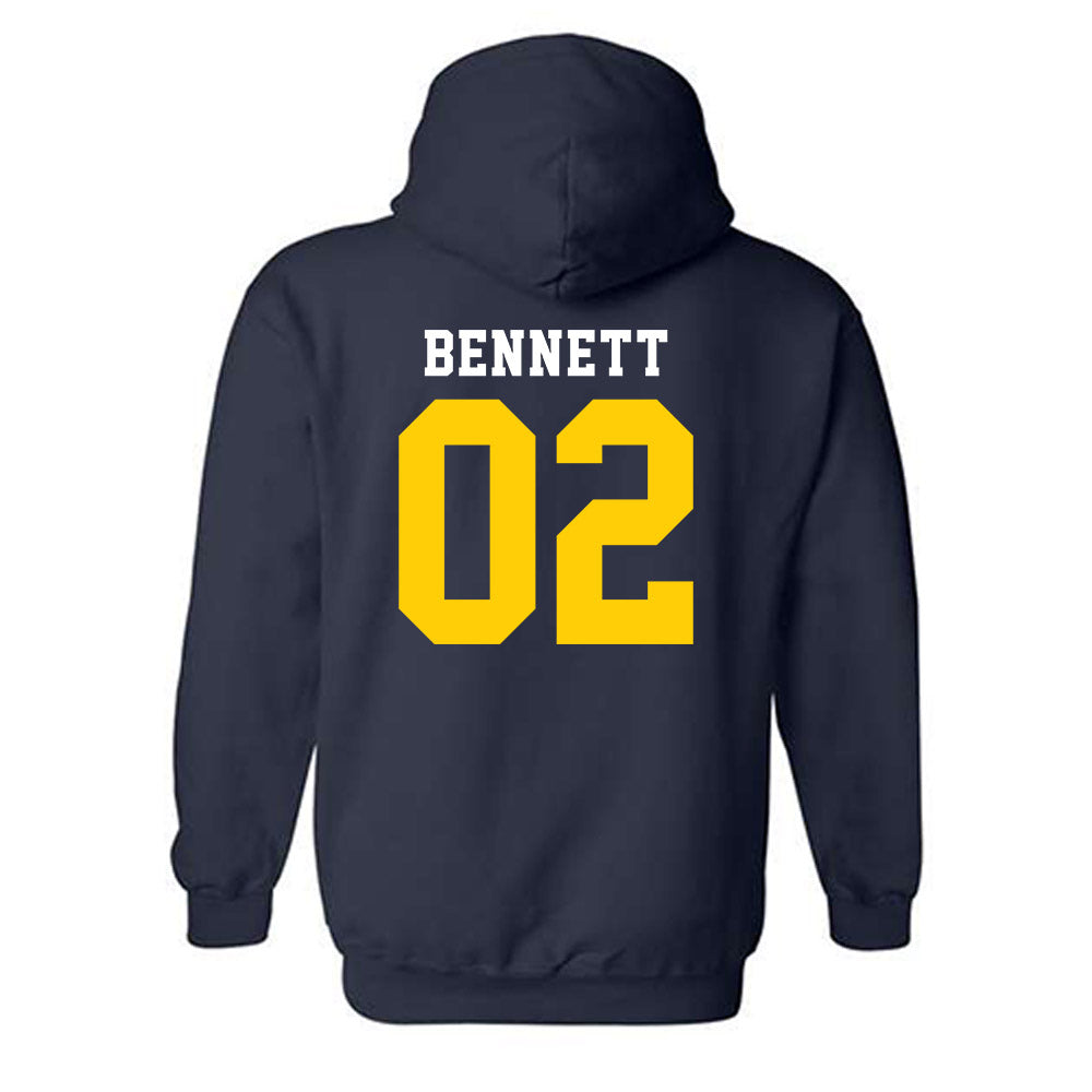 UCO - NCAA Women's Basketball : Jerney Bennett - Classic Shersey Hooded Sweatshirt-1