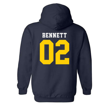 UCO - NCAA Women's Basketball : Jerney Bennett - Classic Shersey Hooded Sweatshirt-1