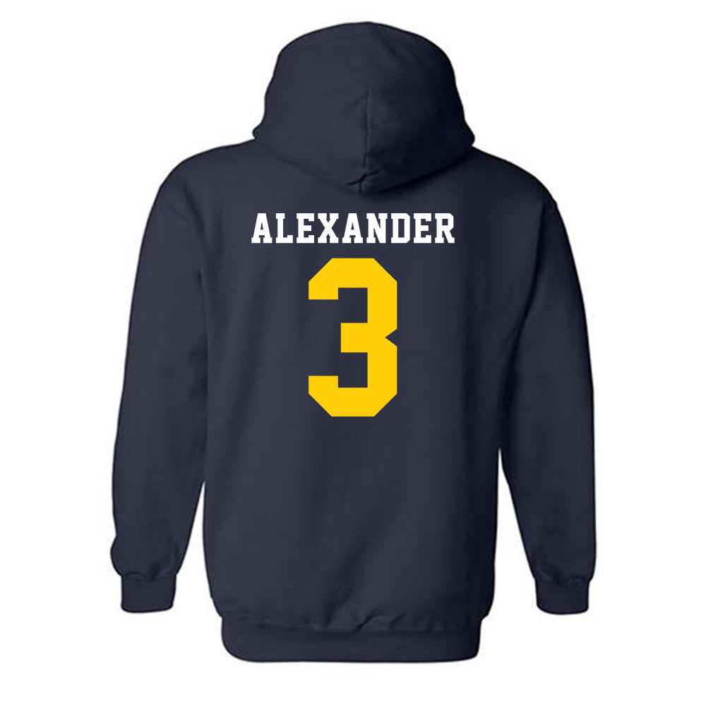 UCO - NCAA Baseball : Elijah Alexander - Classic Shersey Hooded Sweatshirt-1