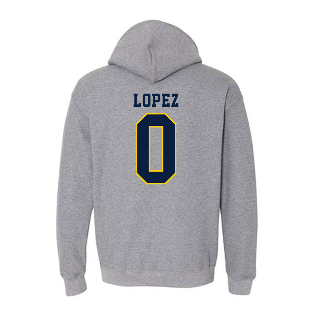 UCO - NCAA Baseball : Michael Lopez - Classic Shersey Hooded Sweatshirt-1