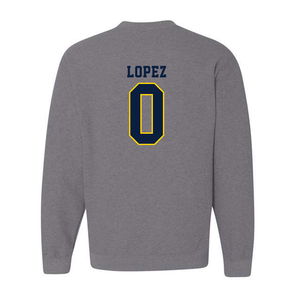 UCO - NCAA Baseball : Michael Lopez - Classic Shersey Crewneck Sweatshirt-1