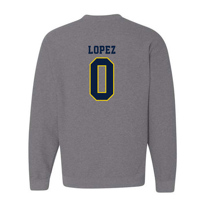 UCO - NCAA Baseball : Michael Lopez - Classic Shersey Crewneck Sweatshirt-1