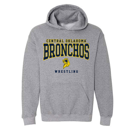 UCO - NCAA Wrestling : Cameron Braswell - Classic Shersey Hooded Sweatshirt-0