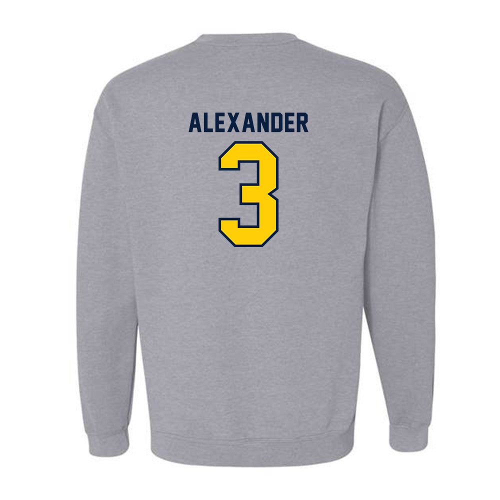 UCO - NCAA Baseball : Elijah Alexander - Classic Shersey Crewneck Sweatshirt-1