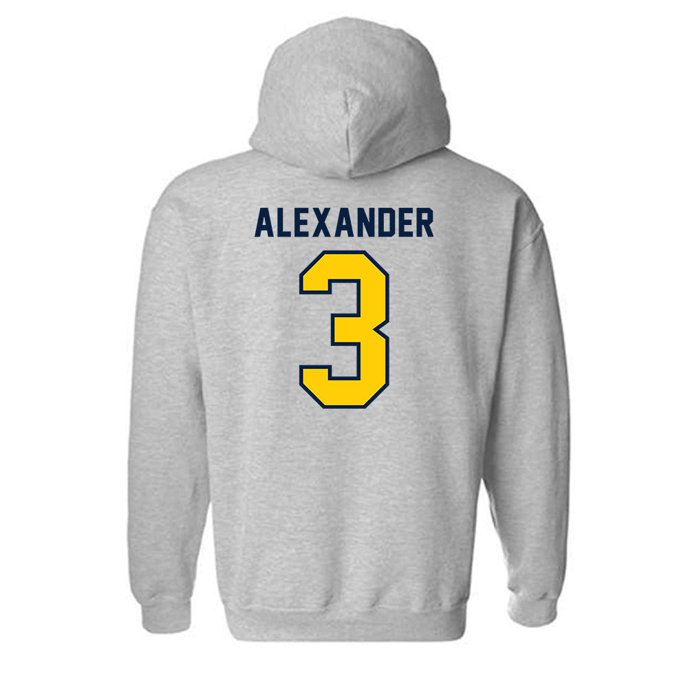 UCO - NCAA Baseball : Elijah Alexander - Classic Shersey Hooded Sweatshirt-1