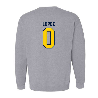 UCO - NCAA Baseball : Michael Lopez - Classic Shersey Crewneck Sweatshirt-1
