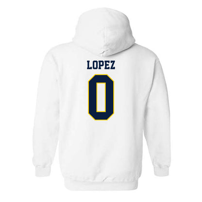 UCO - NCAA Baseball : Michael Lopez - Classic Shersey Hooded Sweatshirt-1
